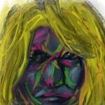 金髪の女性の画