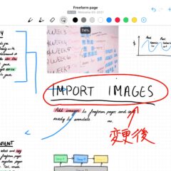 タッチペンの為のスクリブル
