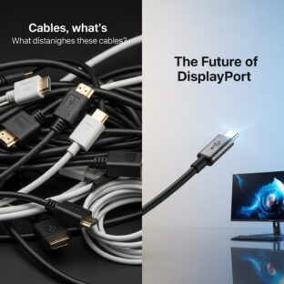 DisplayPortケーブルの未来が、ワクワクするほど凄いことになってる件